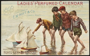Ladies Perfumed Calendar 1895