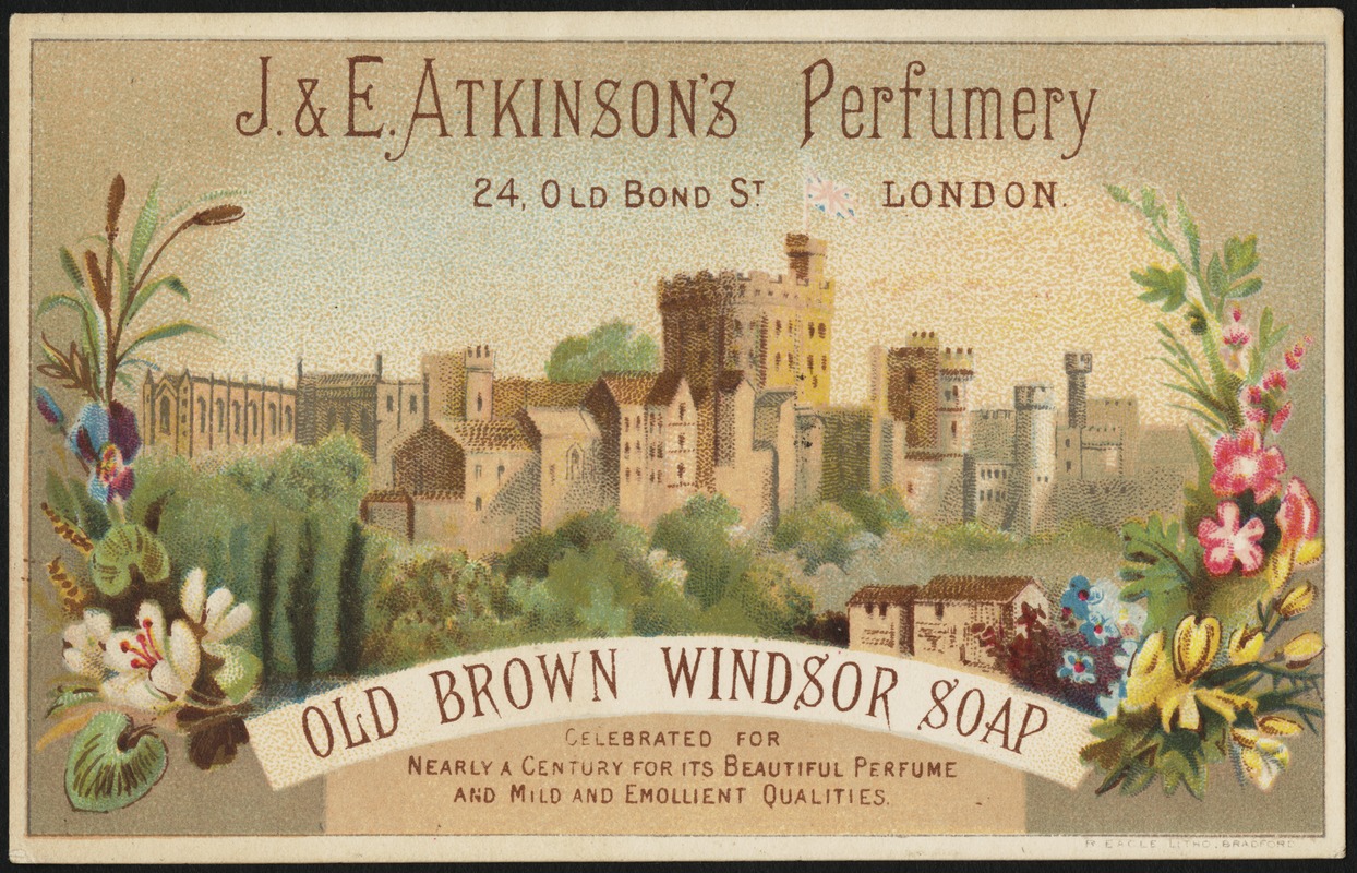 Old Brown Windsor Soap, celebrated for nearly a century for its beautiful perfume and mile and emollient qualities.