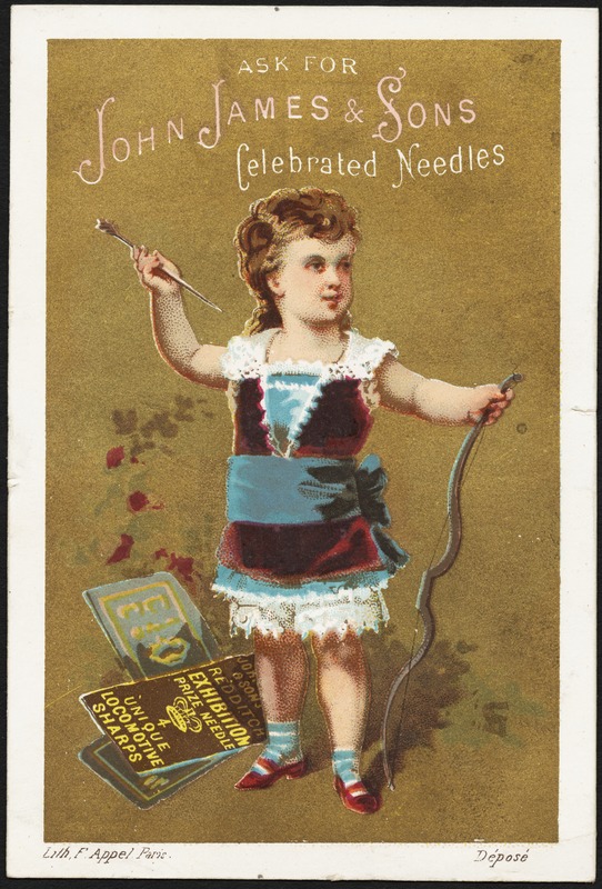 Ask for John James & Sons celebrated needles.