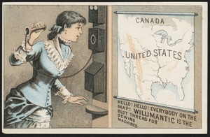 Canada, United States. Hello! Hello! Everybody on the map! Willimantic is the best thread for sewing machines.