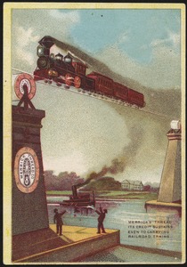 Merrick Thread Co. Merrick's thread its credit sustains even to carrying railroad trains.