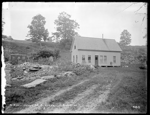 Wachusett Reservoir, Jennie M. Blackwell's house, on north side of East Main Street, from the west near street, West Boylston, Mass., Jul. 22, 1896