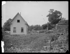 Wachusett Reservoir, Jennie M. Blackwell's house, on north side of East Main Street, from the southeast, West Boylston, Mass., Jul. 22, 1896