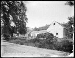 Wachusett Reservoir, Doctor Joel Boyer's house, on east side of North Main Street, from the south, Oakdale, West Boylston, Mass., Jul. 23, 1896