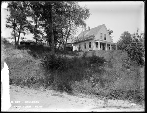 Wachusett Reservoir, Joseph Clish's house, from the south, Boylston, Mass., Jul. 31, 1896