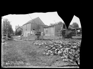 Wachusett Reservoir, Eliza N. Leadbetter's house, from the southeast, Clinton, Mass., Jul. 31, 1896