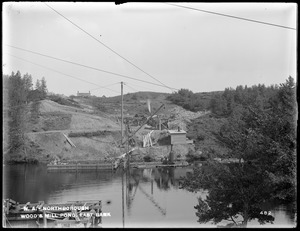 Wachusett Aqueduct, east bank of Wood's Mill Pond, station 349 (this covers the same ground as No. 116), Northborough, Mass., Aug. 12, 1896