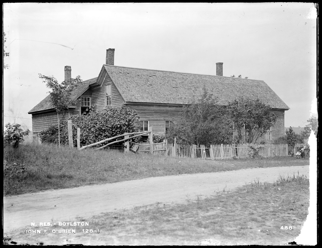 Wachusett Reservoir, John F. O'Brien's house, from the east, Boylston, Mass., Sep. 3, 1896