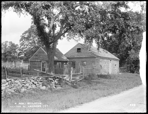 Wachusett Reservoir, disused henhouse of Martha A. Andrews, from the southwest, Boylston, Mass., Sep. 5, 1896