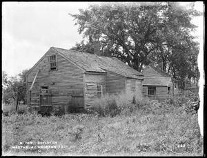Wachusett Reservoir, disused henhouse of Martha A. Andrews, from the northeast, Boylston, Mass., Sep. 5, 1896