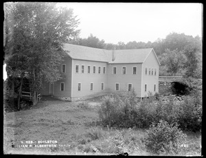 Wachusett Reservoir, sawmill of William R. Albertson, from the north, Boylston, Mass., Sep. 8, 1896