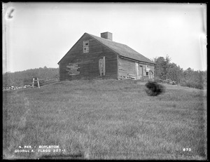 Wachusett Reservoir, old house of George A. Flagg, from the south, Boylston, Mass., Sep. 11, 1896