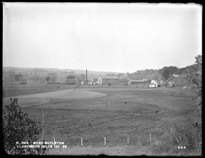 Wachusett Reservoir, Clarendon Mills, from the east, West Boylston, Mass., Oct. 28, 1896