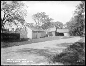 Wachusett Aqueduct, Sawin's Mills, from the south, in road (sheet No. 11), Southborough, Mass., Sep. 23, 1896