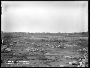 Sudbury Reservoir, lower end of Section A, above McQuarrie Road, from the southeast near road, Southborough, Mass., Sep. 23, 1896