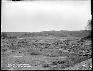 Sudbury Reservoir, Section B, below Cemetery Road, looking southeast from road near culvert, Southborough, Mass., Sep. 23, 1896
