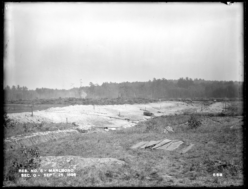 Sudbury Reservoir, Section O, brook and swamp west of road, near Howe Brothers, Marlborough, Mass., Sep. 25, 1896