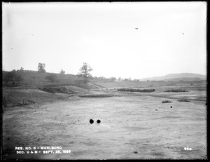 Sudbury Reservoir, east side of Sections O and N, stripped, from the north, Marlborough, Mass., Sep. 25, 1896