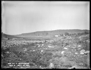 Sudbury Reservoir, east side of Section G, from the south, Southborough, Mass., Sep. 26, 1896