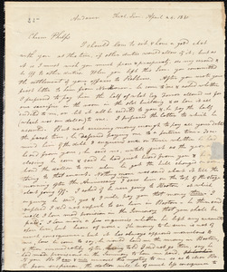 Letter from John Emerson, Andover, to Amos Augustus Phelps, April 24. 1830