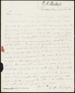 Letter from Charles Calistus Burleigh, Plairfield, to Amos Augustus Phelps, Feb 28th '36