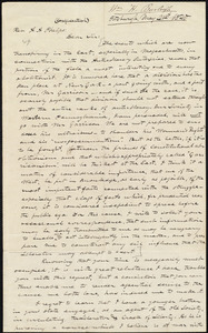 Letter from William Henry Burleigh, Pittsburgh, to Amos Augustus Phelps, May 21st 1840