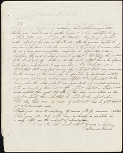Letter from Fenner Bush, Meriden, to Amos Augustus Phelps, 28th Nov. 1836