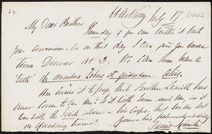 Letter from James Carlile, London, to Amos Augustus Phelps, July 17 [1843