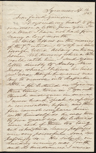 Letter from Samuel Joseph May, Syracuse, [N.Y.], to William Lloyd Garrison, Ap[ril] 16. 1863