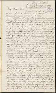 Letter from William Lawrence Chaplin, Utica, to Amos Augustus Phelps, March 19. 1838