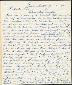 Letter from Daniel Mitchell, Pawtucket, R.I., to William Lloyd Garrison, [November] 6th 1841