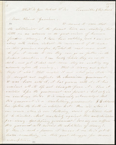 Letter from Seward Mitchell, Cornville, [Me.], to William Lloyd Garrison, [March 19 1855]