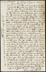Letter from Chauncey Morse, Canterbury, [Conn.], to William Lloyd Garrison, [April] 12 - 1846