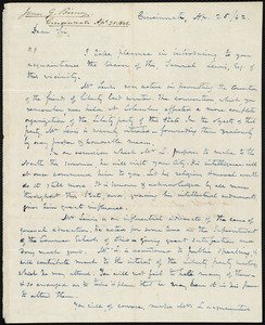 Letter from James Gillespie Birney, Cinicnnati, to Amos Augustus Phelps and Joshua Leavitt, Ap. 25 /42