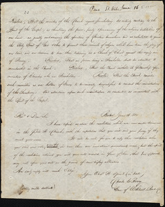 Letter from Charles C. Barry, Boston, to Amos Augustus Phelps, June 16 1835