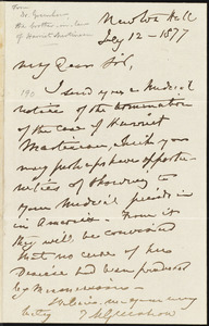 Letter from Thomas Michael Greenhow, [Newcastle upon Tyne, England], to William Lloyd Garrison, July 12 - 1877