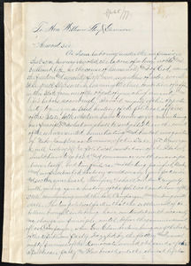 Letter from George Washington Murray, Columbia, S.C., to William Lloyd Garrison, 5th April, 1877