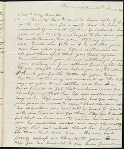 Letter from Anson G. Bodwell, Farmington, to Amos Augustus Phelps, 30th June 1844