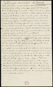 Letter from Anson G. Bodwell, Farmington, to Amos Augustus Phelps, March 12 1841