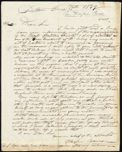 Letter from Harper Boies, Dalton, to Amos Augustus Phelps, June 17th 1839