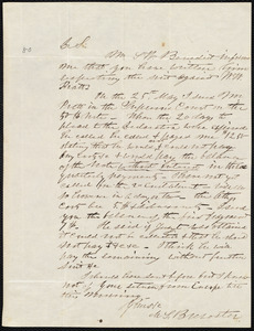 Letter from M. S. Brewster, [New York], to Amos Augustus Phelps, [September 1843]