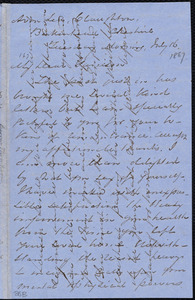 Letter from Andrew Paton, Birkenhead, [England], to William Lloyd Garrison, July 16 [1867]