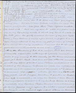 Letter from Anna Paul, Northampton, [Mass.], to William Lloyd Garrison, July 1850