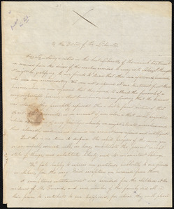 Letter from Susan Paul, Boston, [Mass.], to William Lloyd Garrison, April 1, 1834