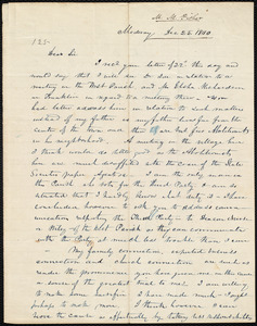 Letter from Milton Metcalf Fisher, Medway, to Amos Augustus Phelps, Dec 25. 1840