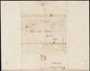 Letter from Charles Fitch, to Amos Augustus Phelps, [1833]