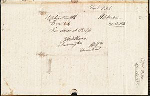 Letter from Elijah Fitch, Hopkinton, to Amos Augustus Phelps, December 12th 1834