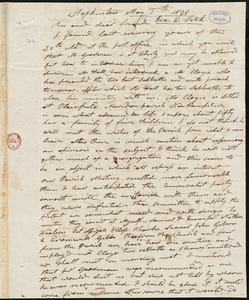 Letter from Elijah Fitch, Hopkinton, to Amos Augustus Phelps, May 5th 1838