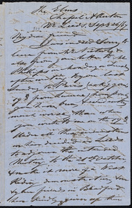 Letter from Joseph Lupton, Leeds, [England], to William Lloyd Garrison, Sept[ember] 26, 1867