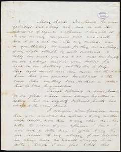 Letter from Wendell Phillips, to William Lloyd Garrison and Helen Eliza Garrison, Jan[uar]y 6. 1846